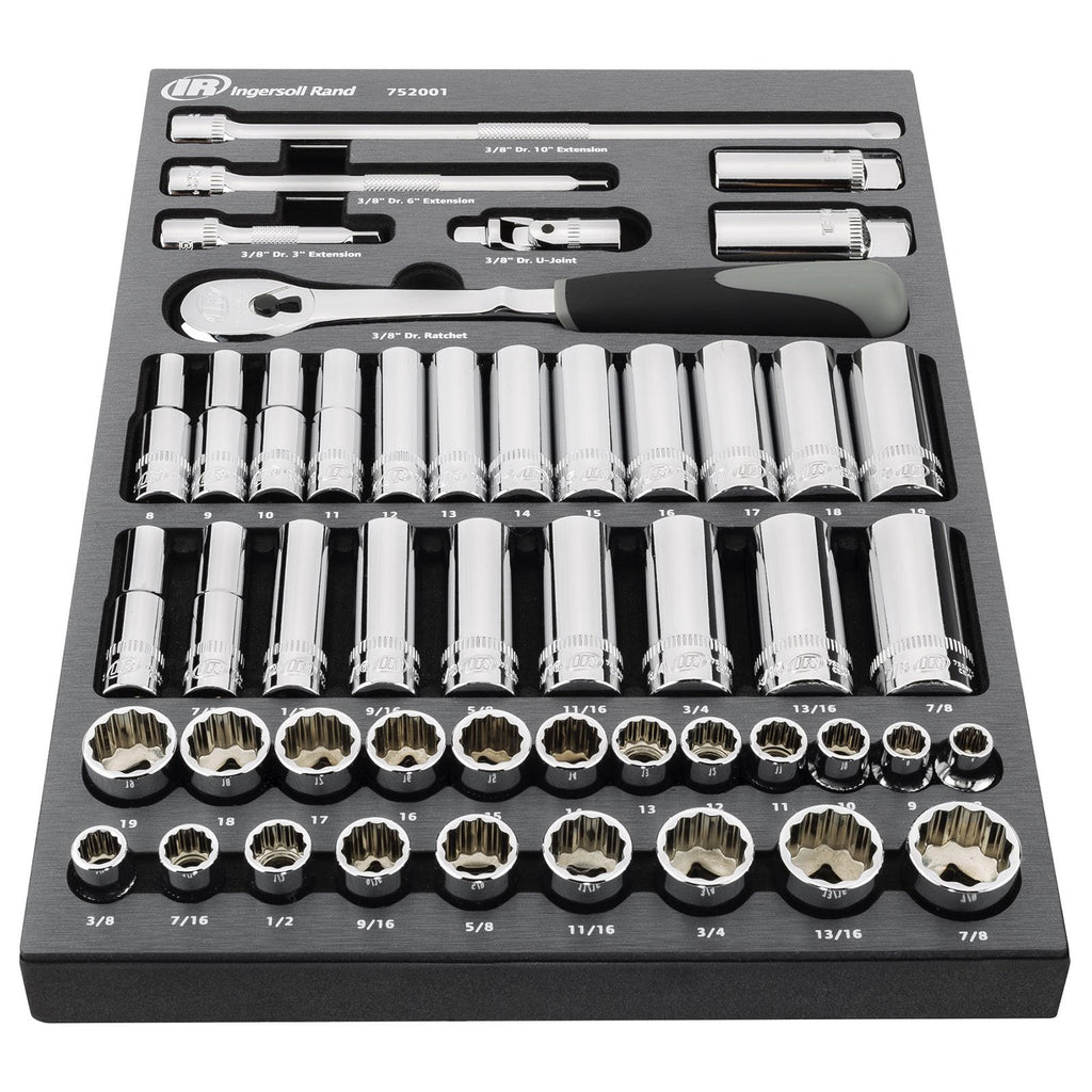 49 Pc. 3/8 in. Drive SAE/Metric Master Socket and Accessory Set