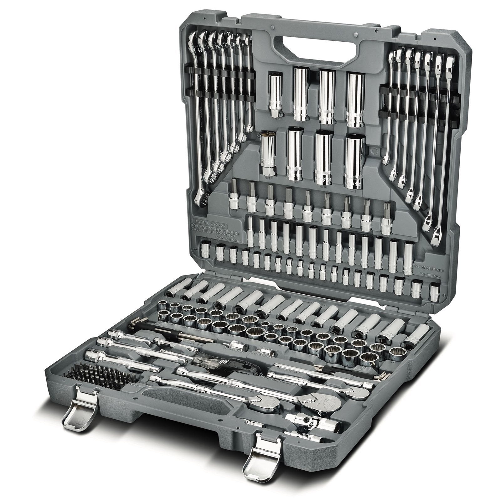 205 Pc. SAE/Metric Master Mechanics Tool Set