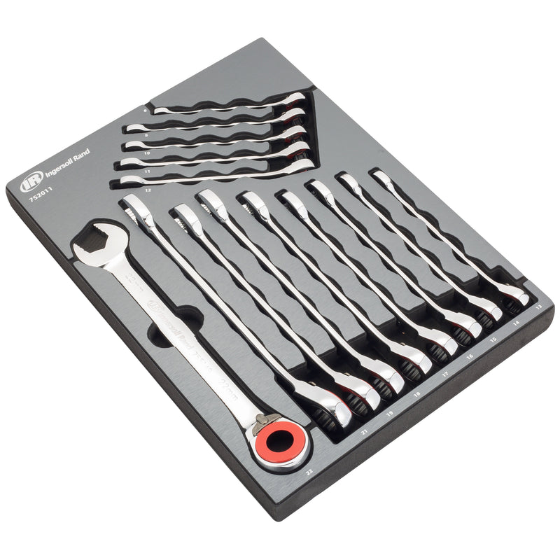 14 Piece Metric Reversible Ratcheting Wrench Set