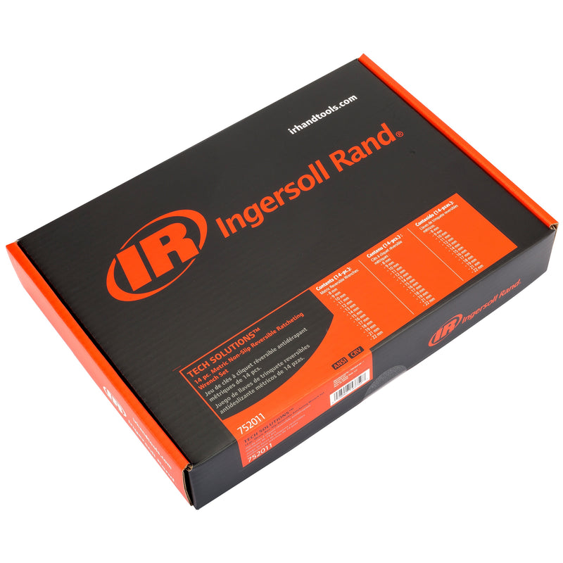 14 Piece Metric Reversible Ratcheting Wrench Set
