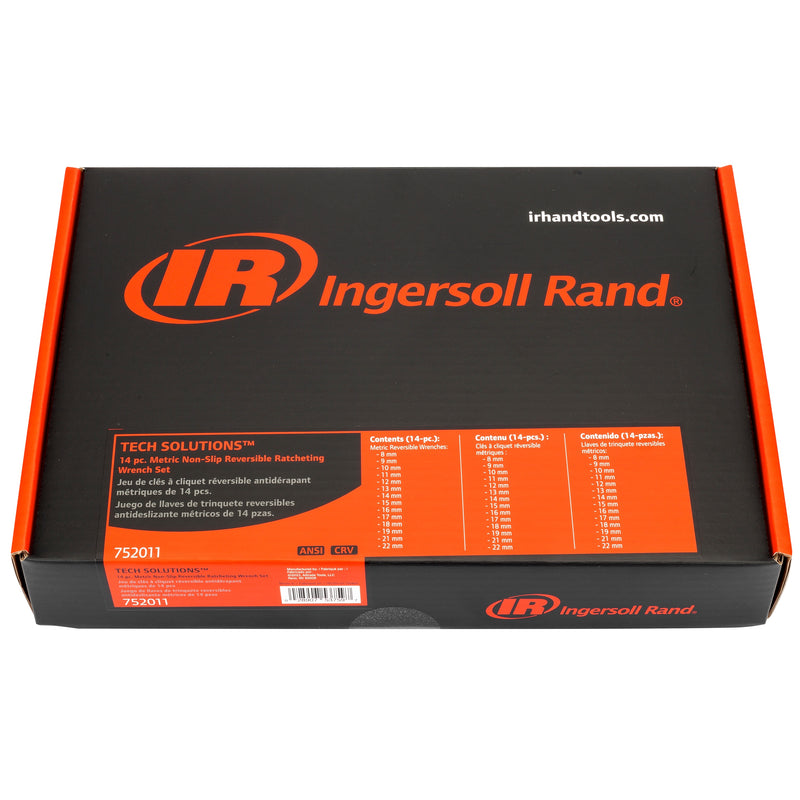 14 Piece Metric Reversible Ratcheting Wrench Set