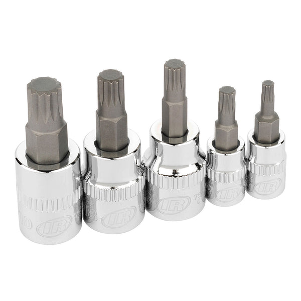 5 Piece Triple Square XZN Bit Socket Set