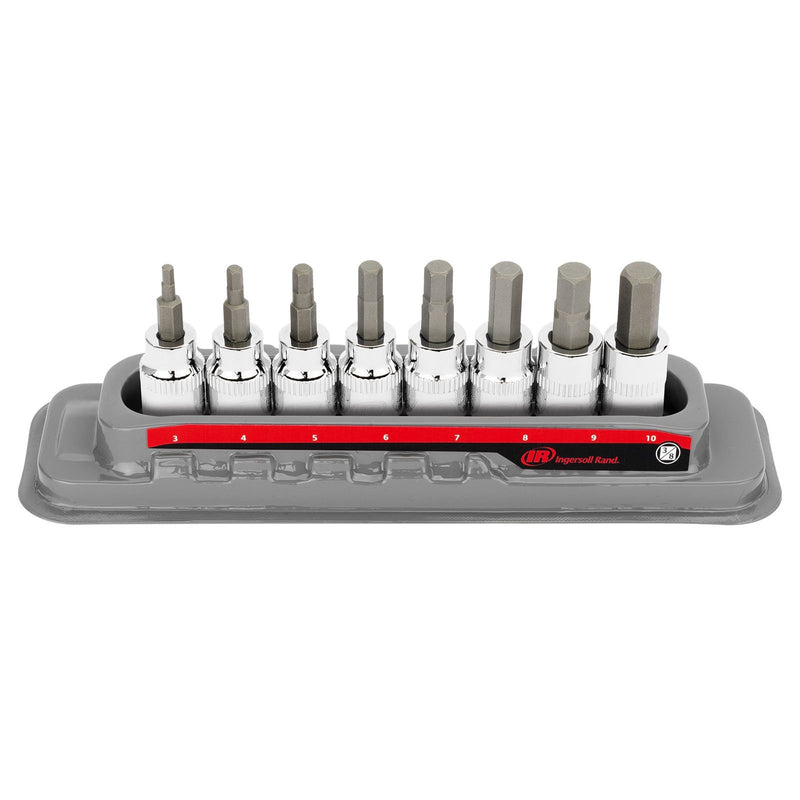 8 Pc. 3/8 in. Drive Hex Bit Socket Set - Metric
