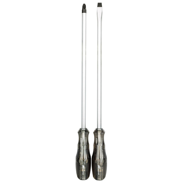 2 Pc. Heavy Duty Full Tang Capped Screwdriver Set